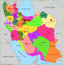 Na juhu krajiny sú zimy mierne a letá veľmi horúce, s. Mapa De Iran Annamapa Com