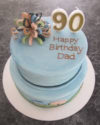I love the way the tiers on this cake represent the different generations in life: Male 90th Birthday Cake Ideas For A Man Novocom Top