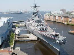 Uss Wisconsin Bb 64 Is A Iowa Class Battleship Of The Us Navy She Is A Museum Ship At Nauticus Maritime Science Center In No Navy Ships Warship Battleship