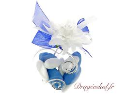 Mini pot confiture vide ce pot confiture dragées sera un contenant à dragées original. Contenant Dragees Coeur Bleu Royal Vente Boite Dragees Mariage Original Drageeslad