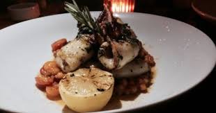 Asellina S Grilled Calamari With Fregola Sarda And Cherry Tomatoes Recipe Photo Courtesy Of Will Budiaman Cherry Tomato Recipes Grilled Calamari Recipes