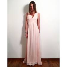 Articoli magici e interessanti che non puoi trovare altrove. Verhitas Exclusive Maxi Abito Cipria In Chiffon Stile Greco Coppe Imbottite Non Estraibili Ampia Scollatura Sul Decollete Stola C Maxi Abiti Abiti Chiffon