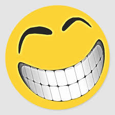 With tenor, maker of gif keyboard, add popular super happy meme face animated gifs to your conversations. Yellow Big Grin Face Classic Round Sticker Zazzle Com Funny Emoji Faces Funny Emoticons Smiley Face