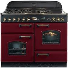 Falcon Classic 110 Rood Van Falcon Classic 110 Bij Inbouw Wereld Range Cooker Kitchen Stove Retro Kitchen