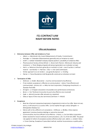 Entores v miles far east corp 2. Fe1 Contract Law Night Before Notes