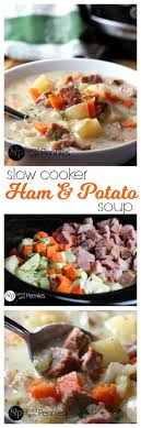 Easy Ham And Potato Soup In The Crockpot Ham And Potato Soup Diy Food Recipes Cooker Recipes