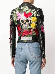 Philipp Plein Carole Guado Biker Jacket Leather Jacket Style Jackets Biker Jacket