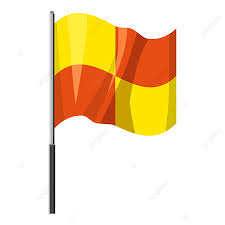 Filosofi pemasangan bendera setengah tiang sendiri yaitu memiliki arti duka, rasa kehilangan, dan terkadang disertai rasa hormat atau kesedihan yang mendalam. Gambar Bendera Kuning Dan Oren Dengan Ikon Bendera Bendera Kuning Bola Sepak Png Dan Vektor Untuk Muat Turun Percuma