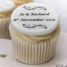 Great support & fast delivery. Wedding Cupcake Decorations By Just Bake Notonthehighstreet Com