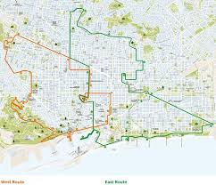 It offers an interactive map that lets you browse the city at amazing detail. The Official Tourist Bus Map Barcelona City Tour