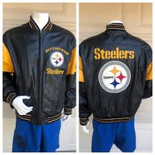 Find the latest pittsburgh steelers jackets and fleeces at fansedge today. Vintage Nfl Pittsburgh Steelers Genuine Leather Jacket Carl Etsy