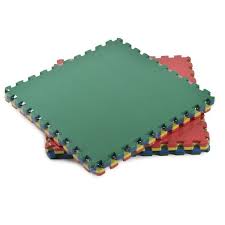 Puzzle floor mats home depot. Greatmats Greatplay Blue Green Red And Yellow 2 Ft X 2 Ft X 1 2 In Foam Puzzle Floor Mats Case Of 16 Df124pk 16pk The Home Depot