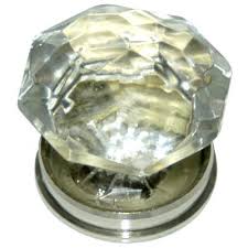 Poignee De Porte Bouton Diamant Verre Transparent Bouton De Meuble Poignee De Porte Verre