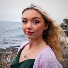 Larger Highland heather necklace in sterling silver — IN THE HEATHER