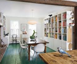 painted wood floors