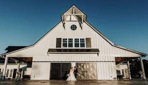 Bride And Groom Wedding Portrait Black Doors And White Barn The Carolina Barn Rustic Farm Nc Wedding Ve Farm Wedding Venue Nc Wedding Venue Rustic Farm Wedding