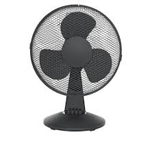 A device for creating a current of air or a breeze, especially: Buy Challenge Black Oscillating Desk Fan 12 Inch Fans Argos