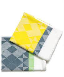 Ril Diamond Kitchen Towel Grey Yellow Gray Towels Grey Yellow Tea Towels