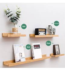 Cheap decorative shelves, buy quality home & garden directly from china suppliers:hanging wooden shelves small ornaments storage wall hanging rack living room decorative shelves. Nordic Bamboo Wood Wall Shelf Wall Decor Shelf Home Decoration Organizer Storage Rack Wall Book Figurines Display Crafts Shelves Storage Holders Racks Aliexpress