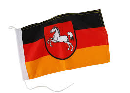 Informationen zum bundesland niedersachsen in deutschland, niedersachsenflagge bzw. Flagge Niedersachsen Mit Wappen Produktbilder Svb