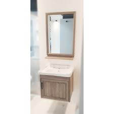 Bathroom vanities and vanity cabinets are the focal point of any bathroom. Aluminum Bathroom Vanity Cabinet With Mirror And Ceramic Sink Shopee Philippines
