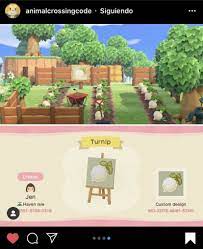 Cute Turnip Garden Idea Acnh Animal Crossing Animals Cute