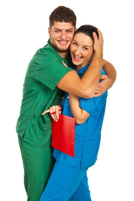Young doctors in love stock photo. Image of caucasian - 27794270