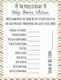 You may be inviting a special group of family and friends to make it memorable for the mother. Baby Shower Games Price Is Right