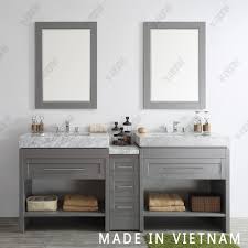 Find all bathroom vanities at wayfair. China 84inch Grey Vietnam Floor Mounted Bathroom Cabinet 4 Thickness Stone Top Modern Bathroom Vanity China Modern Free Standing