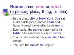 This is then broken down into two kinds of nouns: Sentence Basics Parts Of Speech Nouns Pronouns Verbs Adjectives And Adverbs Conjunctions Prepositions Articles Parts Of A Sentence Subject Verb Direct Ppt Download