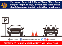 (1) this act may be cited as the road transport act 1987 and shall come into force on such date as the minister may, by notification in the gazette chief police officer means any police officer vested by the inspector general of police with the control of the royal malaysia police in respect of any area. Psa People Who Chup Parking Spots With Objects Will Face Up To Rm2 000 Fine Jail Time Nestia