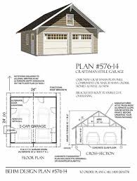 Garage Plans 2 Car Craftsman Style Garage Plan 576 14 24 X 24 Two Car By Behm Design Garage Design Garage Decor Garage Plans