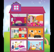 Image result for barbie in  home