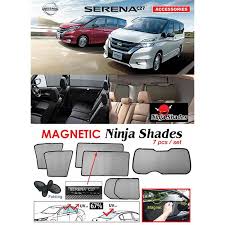 Sekilas pandang, nissan serena 2019 (c27) masih terkesan sama dengan generasi pendahulunya. Buy Nissan Serena C27 2016 2019 Ninja Shades Uv Proof Custom Fit Car Door Window Magnetic Sun Shades 7pcs