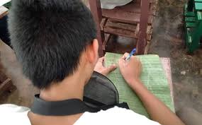 Pohon pisang yang sudah mati ini masih berusaha produksi, allah maha kuasa. Tak Sanggup Beli Buku Siswa Ini Terpaksa Tulis Pelajaran Di Daun Pisang Makassar Terkini