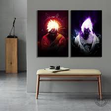 Maybe you would like to learn more about one of these? 2pcs Naruto Animtion Art Hd Wall Pictures Naruto And Sasuke Anime Poster Fan Art Canvas Wall Art Paintings For Bedroom Decor Buy At A Low Prices On Joom E Commerce Platform