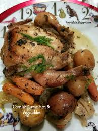 Drain all cornish game hen juices. Fleur De Lolly Christmas Dinner Cornish Game Hen And Vegetables