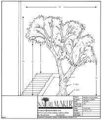 Approximately 22 Tall X 22 Canopy Diameter 10 Diameter Trunk Akiba Yavneh Academy Dallas Tx Tree Drawing Home Decor Decals Artificial Trees