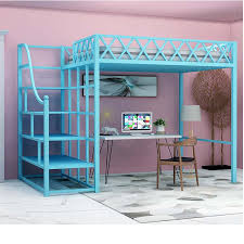 Shop for loft bed with stairs online at target. Metal Queen Size Bed Frame Modern King Size Queen Size Loft Bed Adults Metal Loft Bed With Desk Buy Single Metal Bed Frame Cheap Metal Queen Bed Frame King Size Wooden