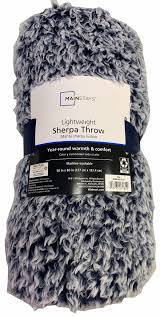 Bean's iconic wicked plush throw. Mainstays Extra Plush Lightweight Sherpa Throw Blanket 50 X 60 Gray Walmart Com Walmart Com
