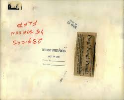 1961 Press Photo Joe Falls reporter