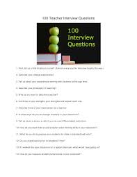 100 Teacher Interview Questions Teacher Interviews Teacher Interview Questions Teaching Interview