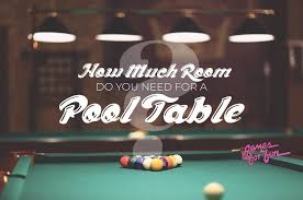 How Much Room Do You Need For A Pool Table Games For Fun Game Room Design Pool Table Pool Table Games