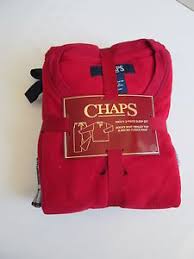 Details About Chaps Ralph Lauren Pajama Pants Lounge Pj 2 Piece Set Red Mens Sz M L Or Xl Nwt