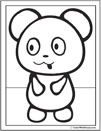 Share the good information about this endangered species, while he hope you enjoyed reading this article and your kid equally enjoys coloring these free printable panda bear coloring pages. Panda Coloring Pages Bamboo And Baby Pandas