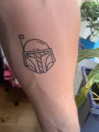But, for now, why don't we look back at the fearsome bounty hunters that we've already met. Boba Fett Line Tattoo Tattoos Line Tattoos Boba Fett Tattoo