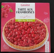 Tarte Aux Framboises Pate Pur Beurre Casino 470 G