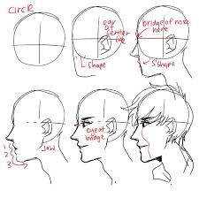 How to draw male anime manga characters from basic. How To Draw Anime Male Face Side View Novocom Top