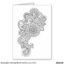 coloring floral card zazzle com in 2021 paisley tattoos mandala pages coloriage 4 serpents moses