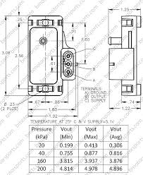 Delphi Gm 2 Bar Map Sensor 12247571 16040609 Us Made